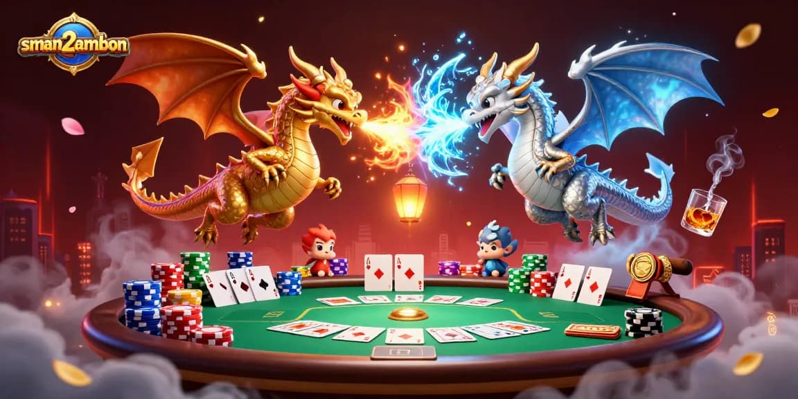 Gambarkan momen menegangkan dengan sman2ambon bermain poker dan menjalankan strategi taruhan yang cerdas.