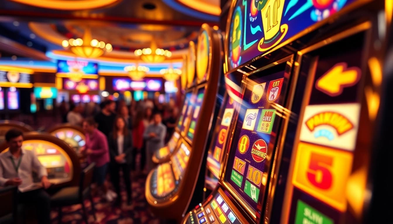 Rasakan keseruan bermain kenangan4d di mesin slot yang berkilau dengan lampu berwarna-warni.
