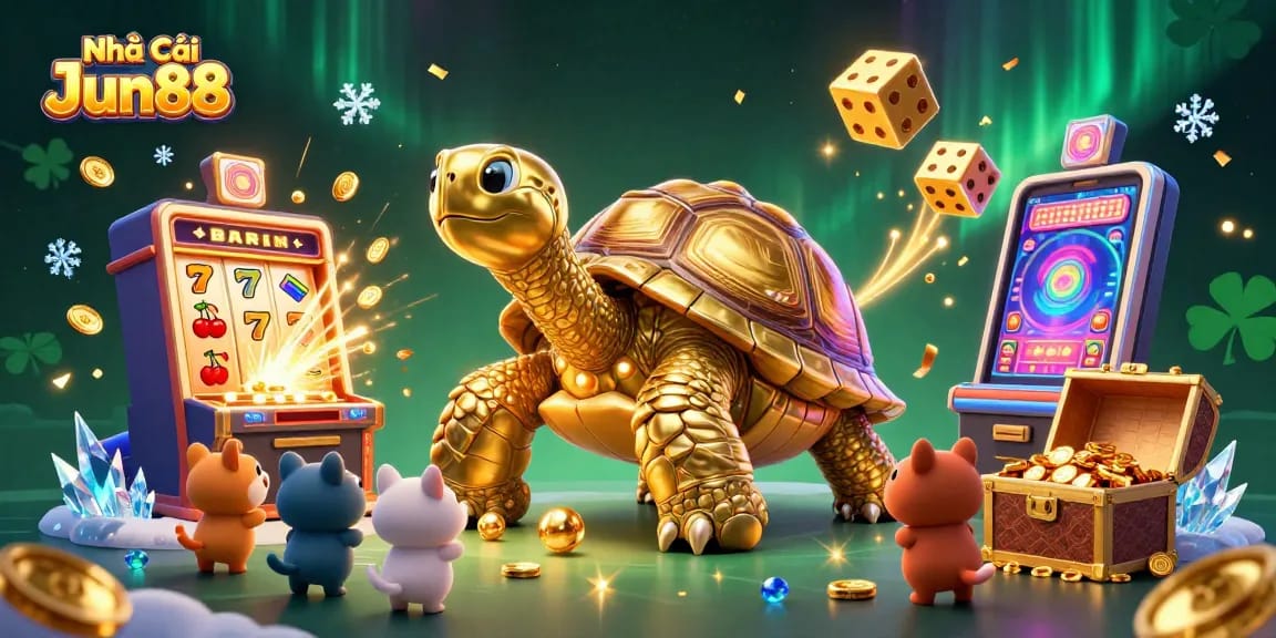 Experience thrilling wins at Nhà Cái Jun88 with vibrant 3D casino elements and exciting games.