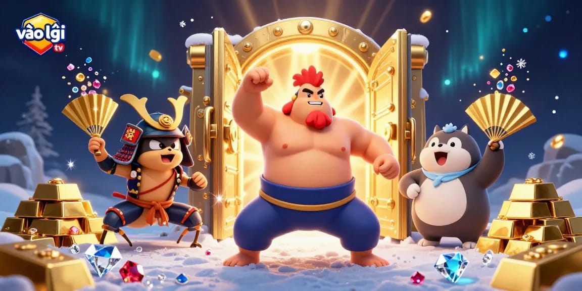 Engage with exciting betting action at vào lưới tv featuring energetic characters and vibrant casino elements.