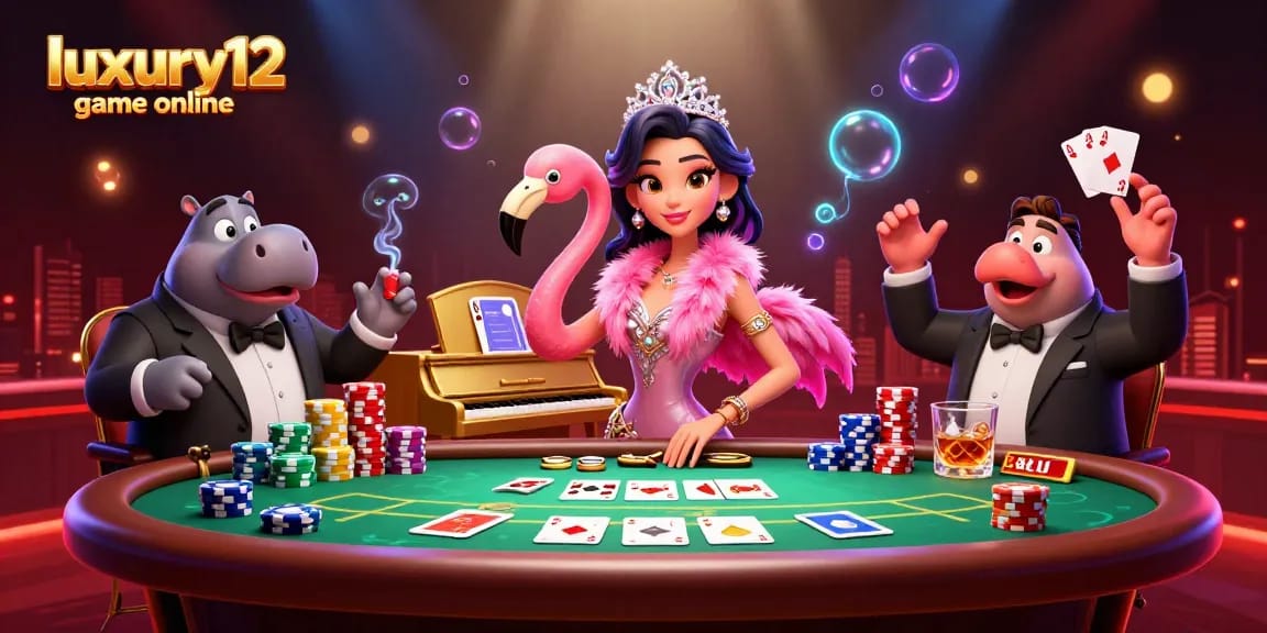 Experience the excitement of luxury12 game online at a vibrant casino scene.