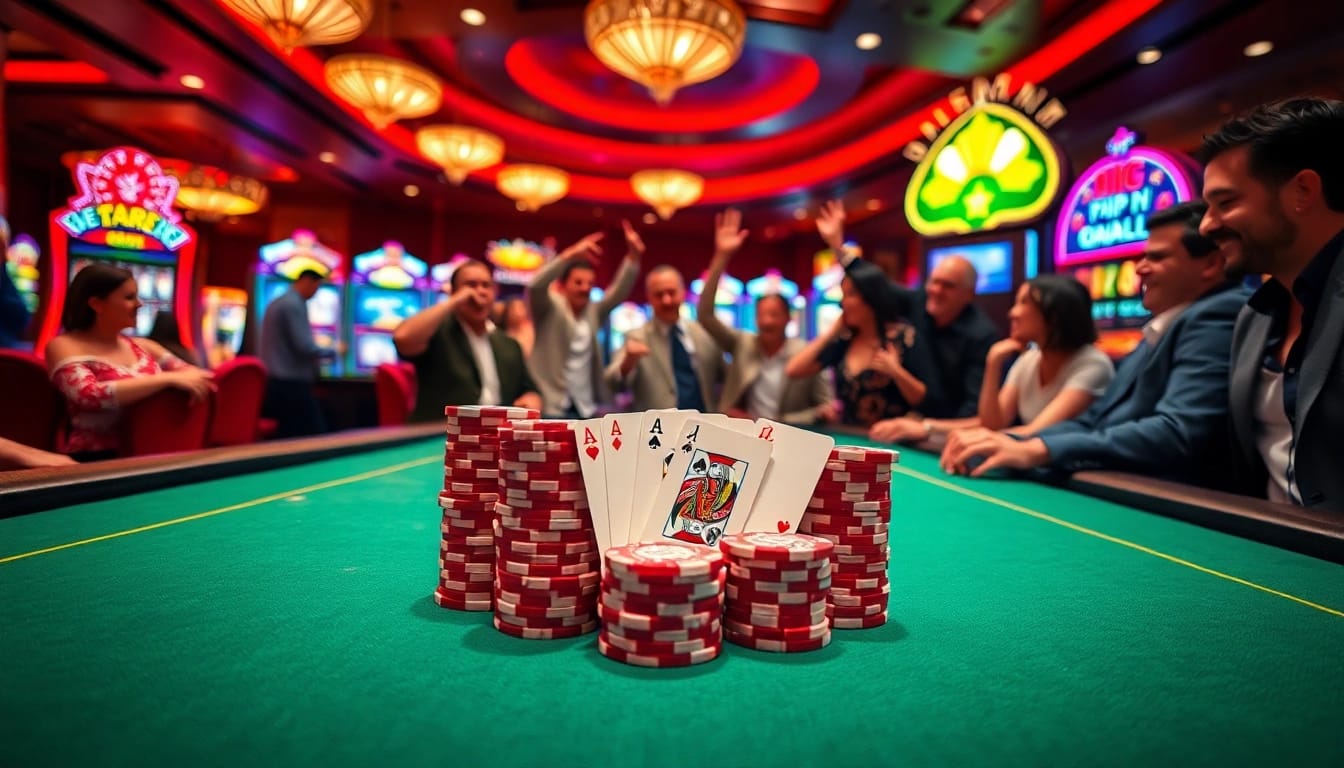 Menangkan permainan dengan bbni4d di meja poker yang ramai, penuh semangat.