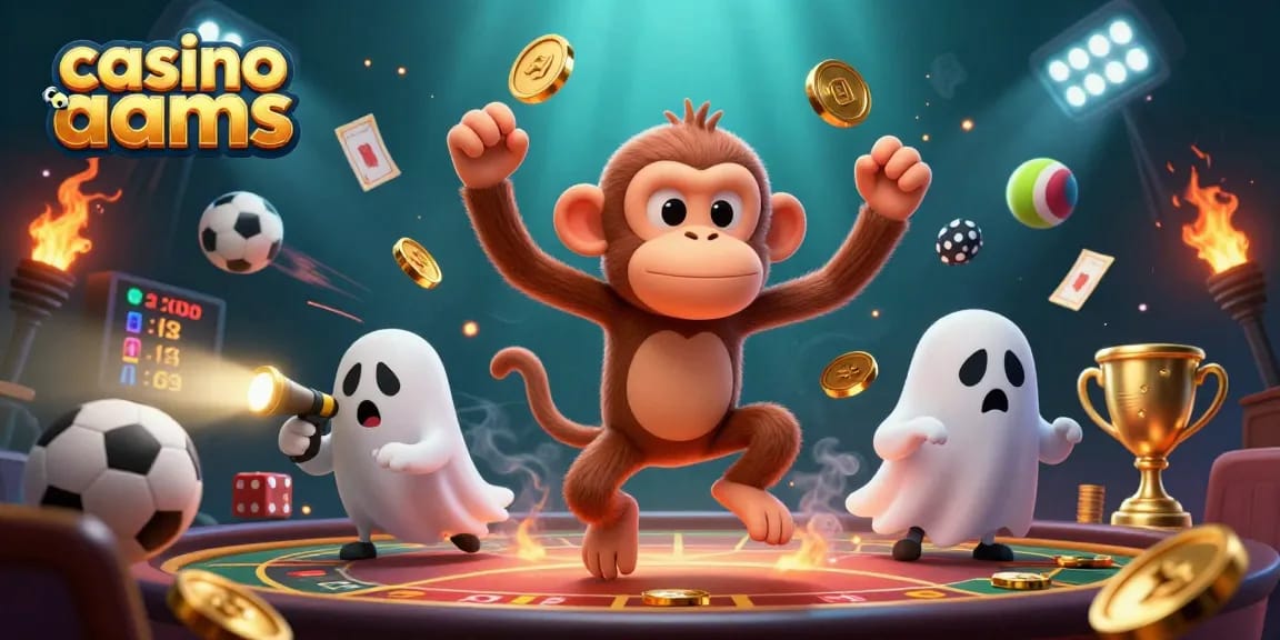 Giocando nei casino non AAMS con un curioso cagnolino e un monello fantasma che fanno volare oggetti d'oro.
