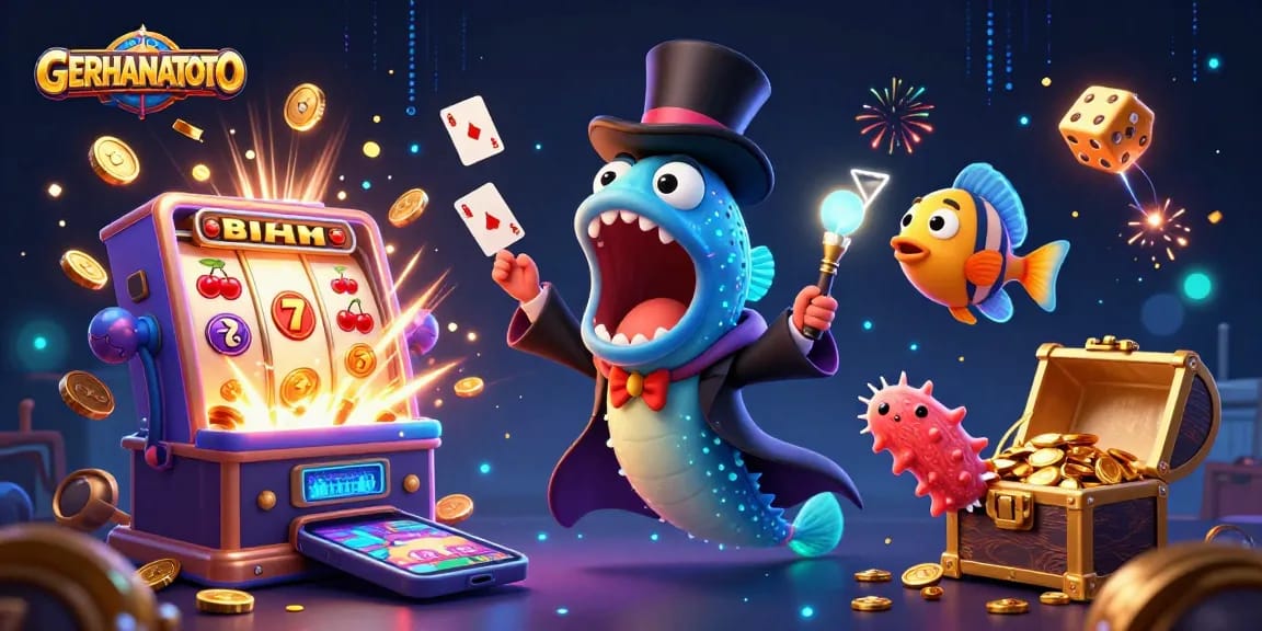 Menangkan jackpot dengan GERHANATOTO melalui ilustrasi kasino 3D yang spektakuler.