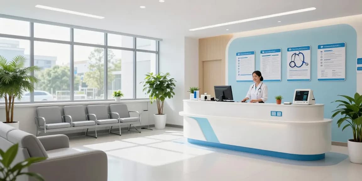 A welcoming environment at Deus Medical Shop, showcasing a modern clinic focused on patient care and wellness services.