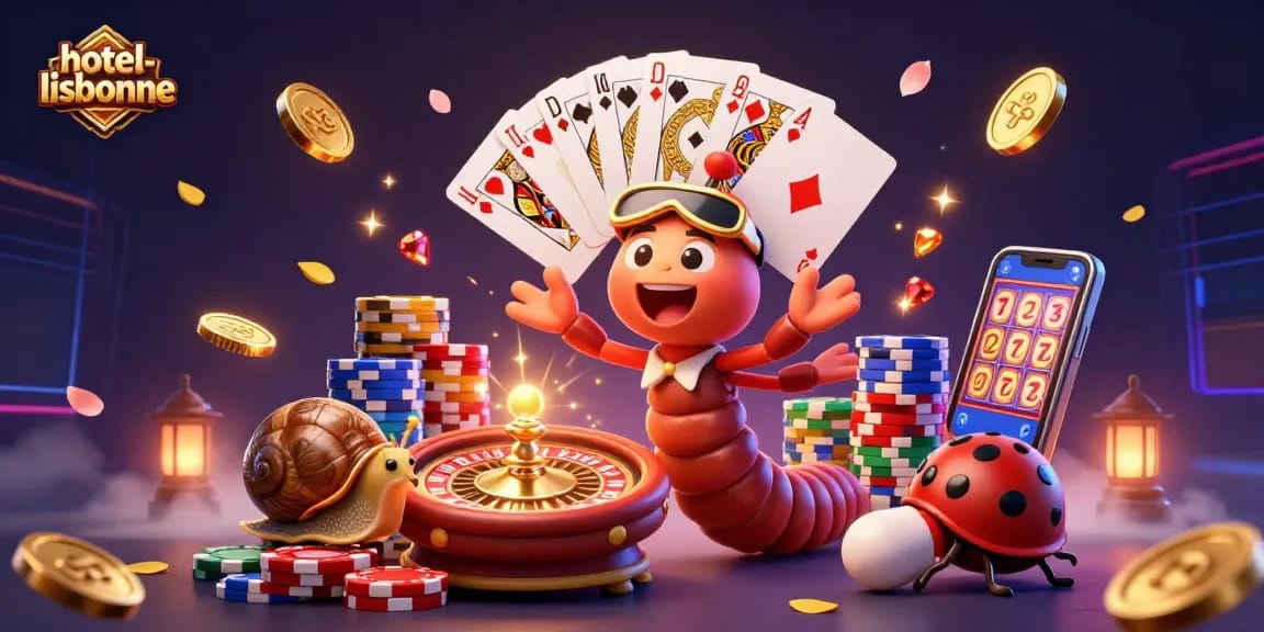 Engage in vibrant casino action at hotel-lisbonne with unique characters and spinning games.