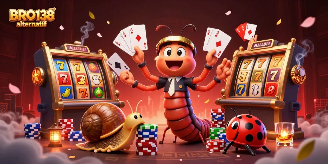 Spin and win in BRO138 alternatif with vibrant slots featuring lucky 7s and colorful symbols!
