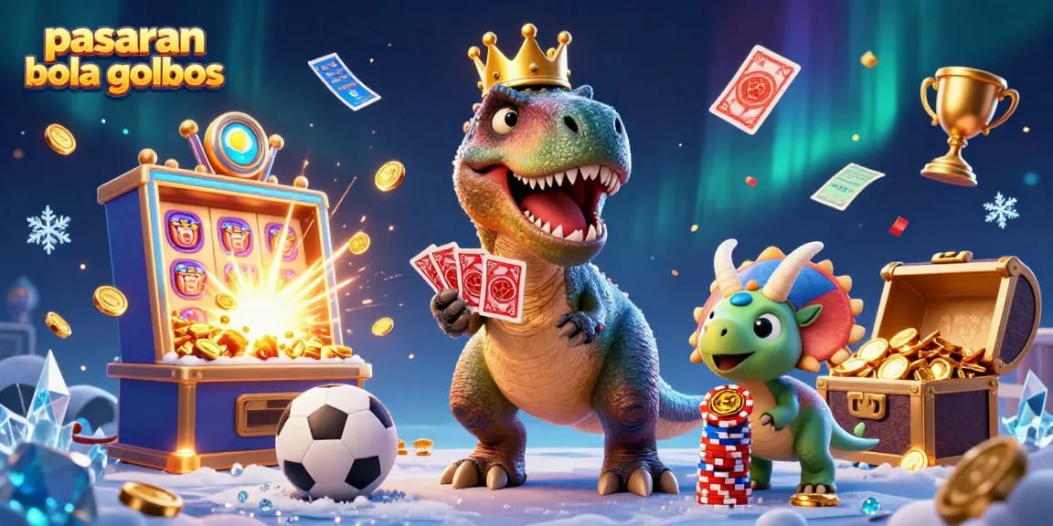 Engage with pasaran bola golbos through dynamic sports betting action with colorful, vibrant casino illustrations.