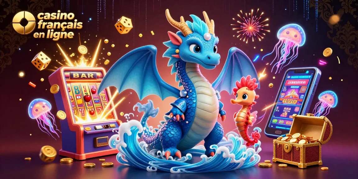 Jouez au casino français en ligne avec des dragons et des machines à sous. Plongez dans l'univers du jeu !