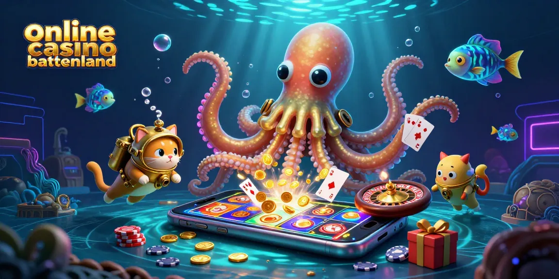Experience the excitement of online casino buitenland with a vibrant underwater scene rich in 3D gaming elements.