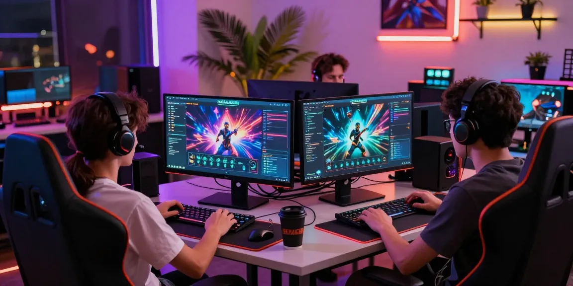 NAGA2000 gamers immersed in thrilling digital gameplay with vibrant atmosphere