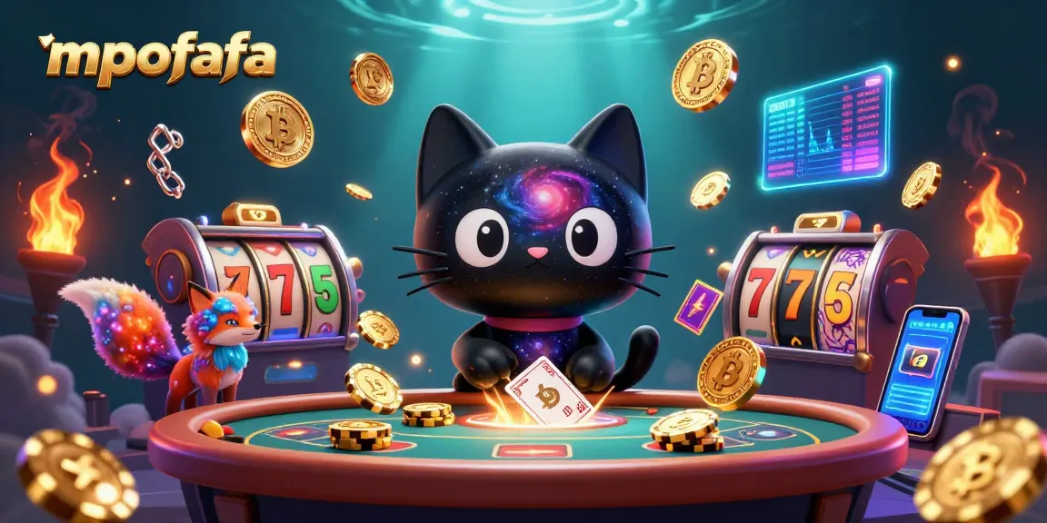 Experience thrilling gaming at mpofafa's cosmic casino with vibrant slot elements!