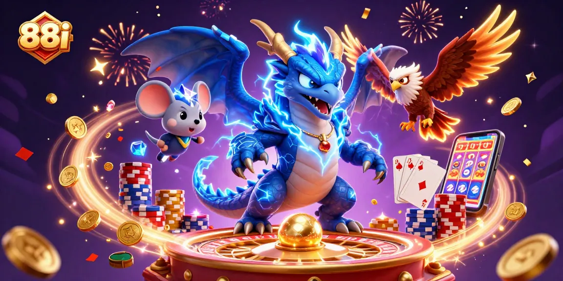 Win big with 88i in this energetic display of casino magic and excitement