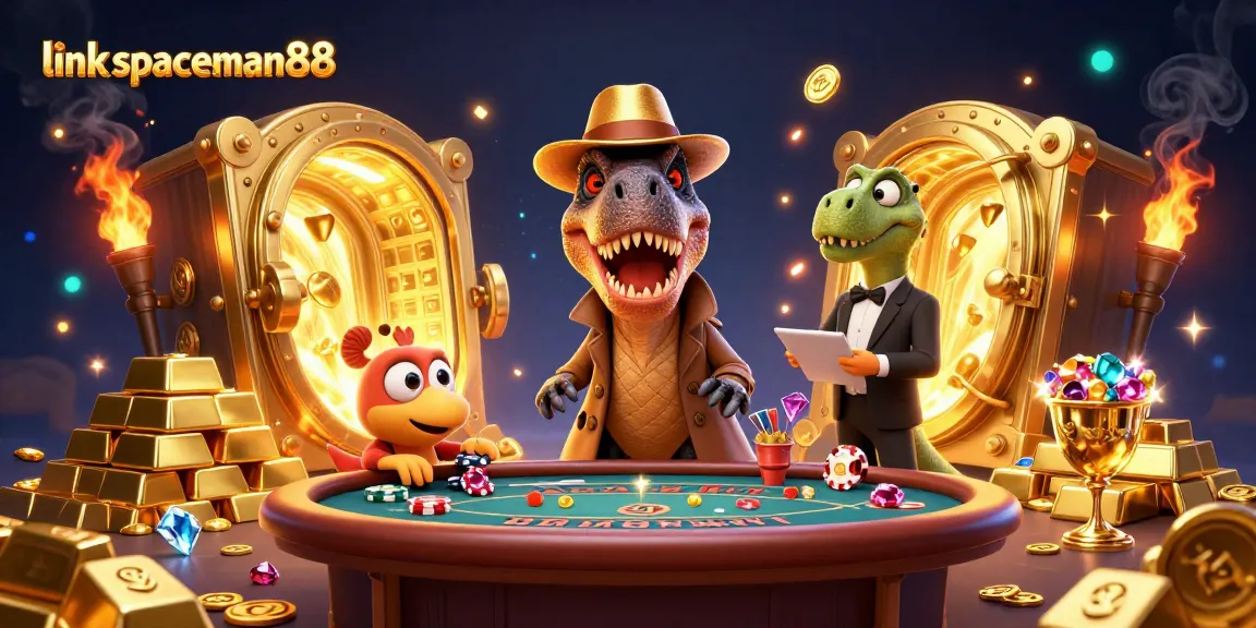 Experience high-stakes action with the velociraptor at the blackjack table, link spaceman88