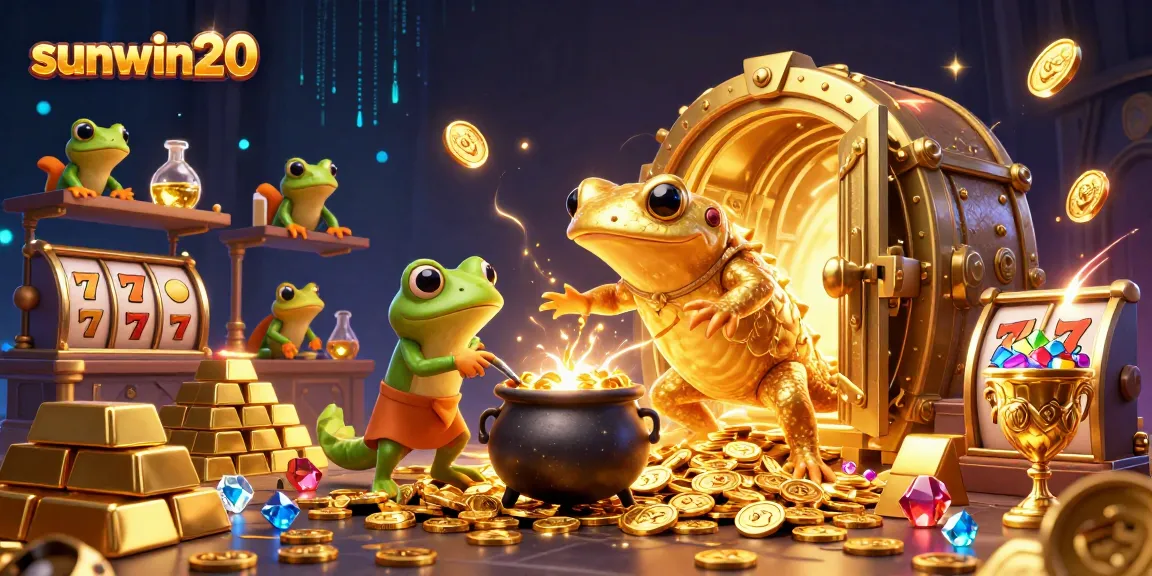 Experience sunwin20's thrilling casino adventure with alchemist characters and gold treasures.