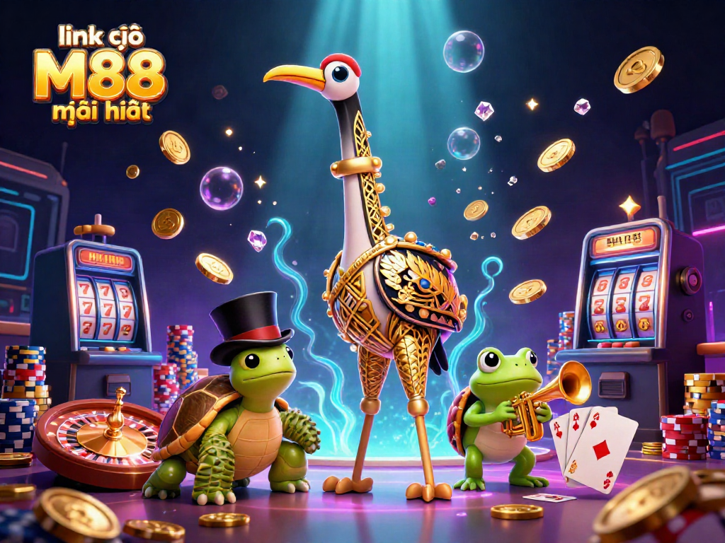 Khám phá link vào M88 mới nhất với hình ảnh 3D độc đáo, đem lại cảm giác sòng bạc sôi động.