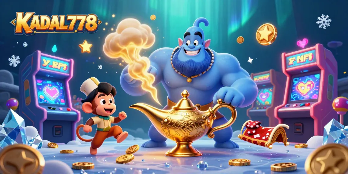 KADAL778 ignites excitement with a genie, magical carpet, and gaming dynamics.