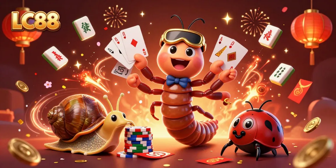 Experience thrilling gameplay at LC88 with diverse casino elements and vibrant 3D characters.