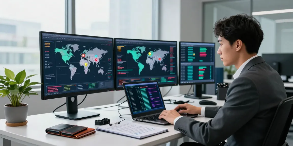 Recover stolen cryptocurrency with expert analysis in a modern office filled with technology and blockchain data.