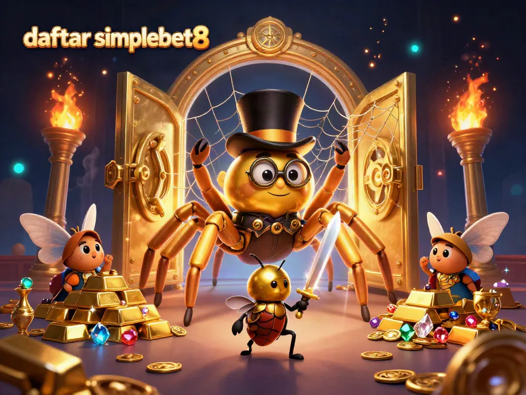 Experience thrilling gameplay with daftar simplebet8 as a golden tarantula weaves a web of fortune