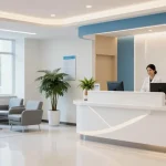 Best health insurance for 1099 contractors at modern health clinic providing patient care.