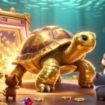 M88 offers an exciting casino experience with colorful characters and sparkling treasures in a vibrant scene.