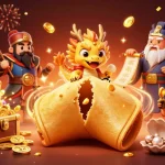 Engage in thrilling gameplay at NEW88 with a golden fortune cookie, treasure, and adventure!