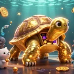 Découvrez le meilleur casino en ligne avec des animaux enthousiastes autour d'une machine à sous géante.