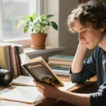 Explore T Allen Greenfield's literary world at https://tallengreenfield.com with a cozy reading scene.